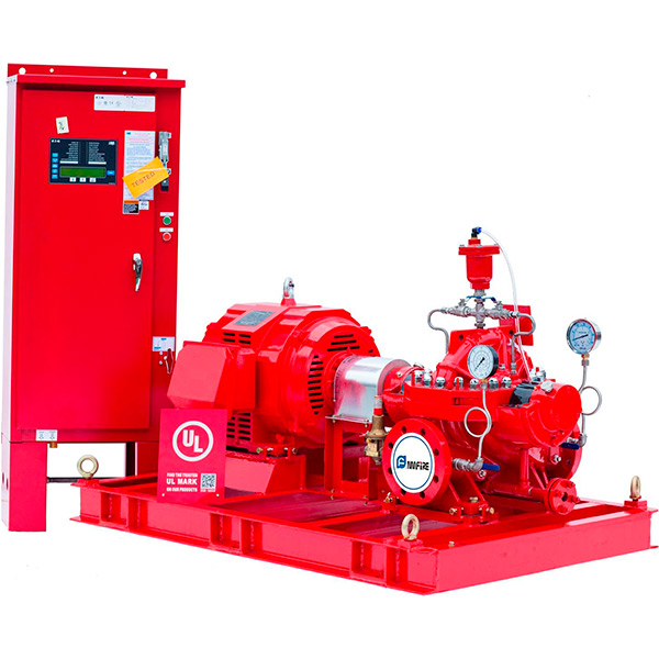 Bomba centrifuga carcasa partida certificada UL FM para sistemas contra incendio