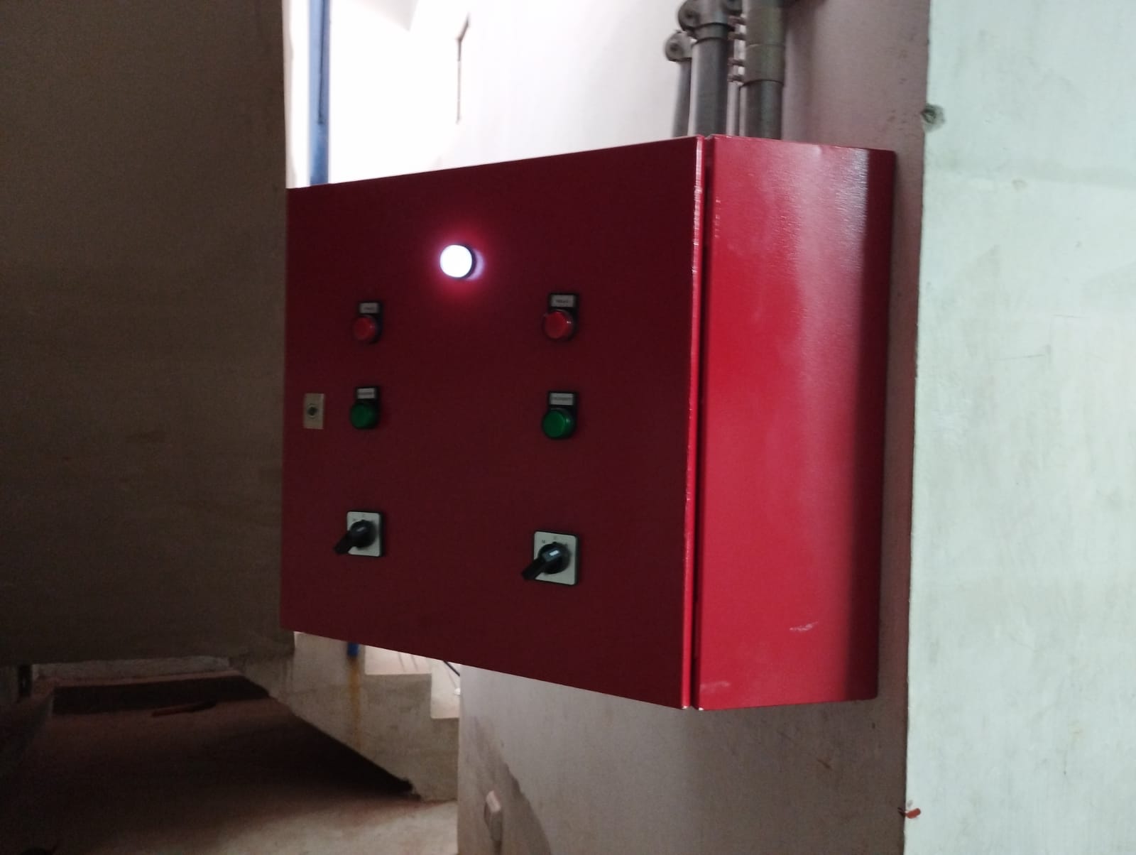 Tablero de control para bombas contra incendio instalado por Adesur